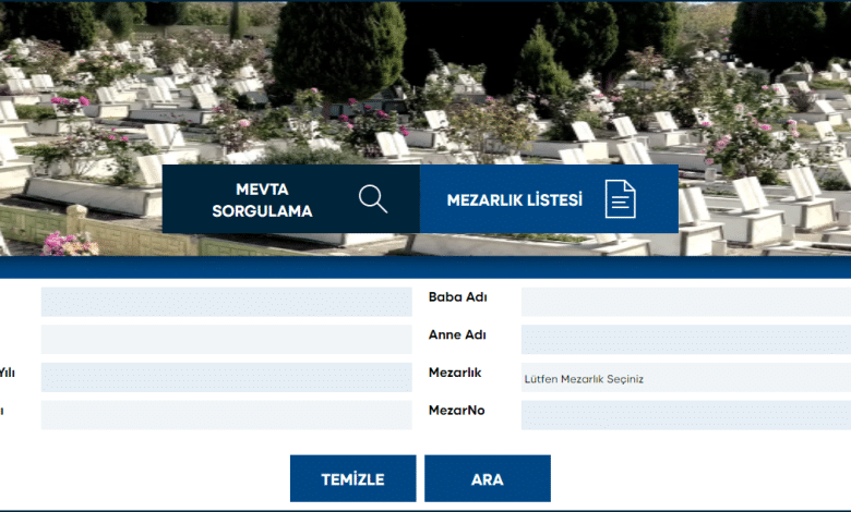 İzmir Mezarlık Sorgulama